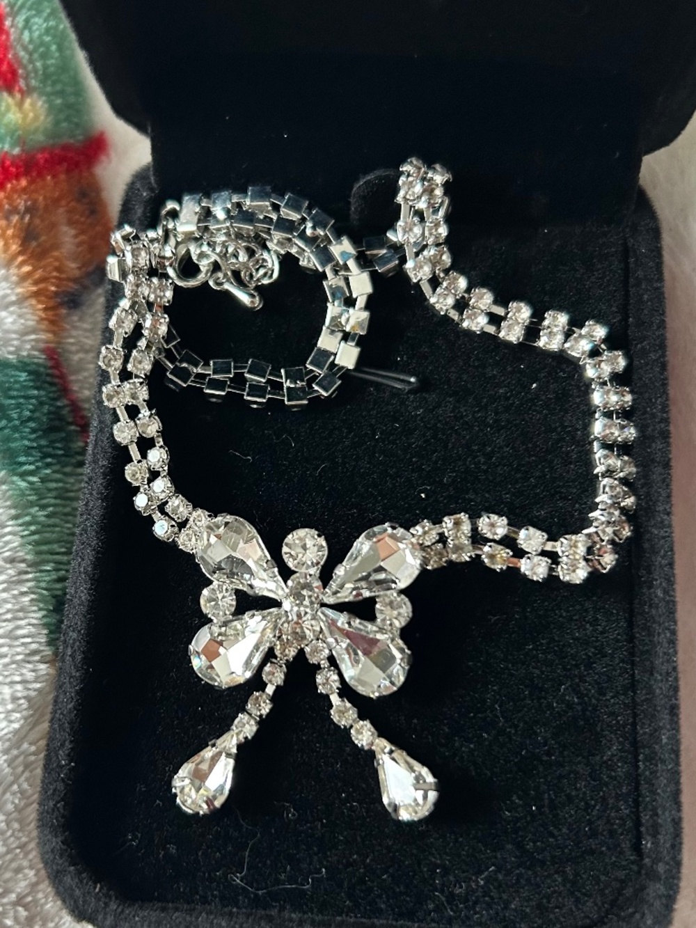 NWB Cider Silver Butterfly Necklace